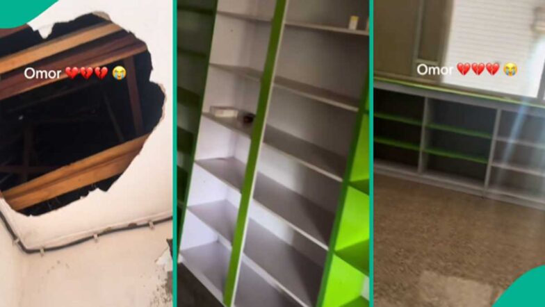 Man left in pain after finding out that thieves took his goods for sale